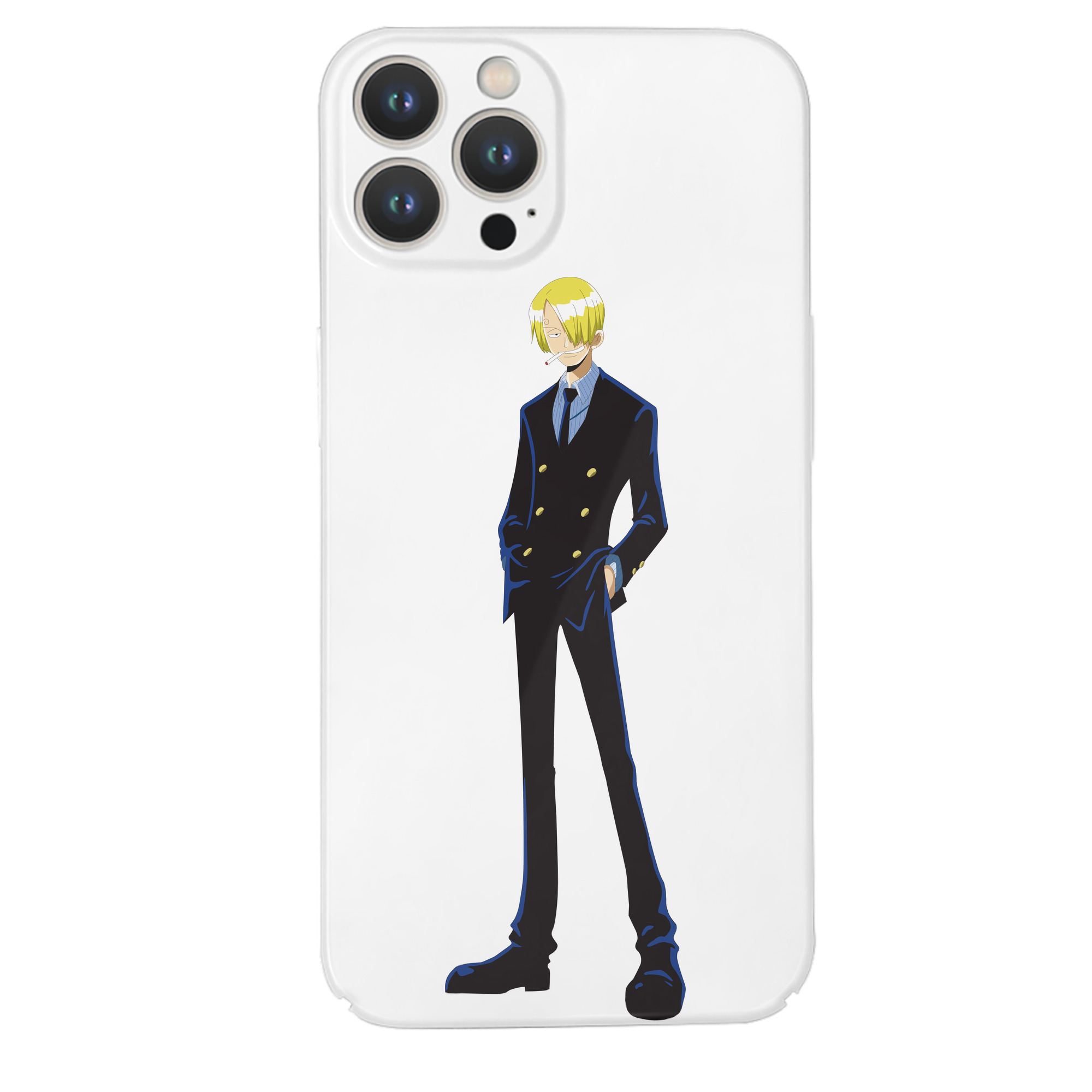 （画像用） ワンピース サンジ ONE PIECE Sanji 【iPhone 14シリーズ対応】ハードケース